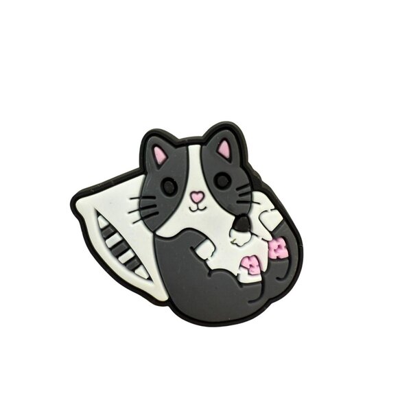 Set Of 2 Cute Cat Themed Croc Charms Jibbitz - Picture 3 of 4